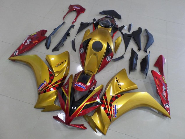 Gold and Dark Red 2012-2016 CBR1000RR Motorcycle Fairings Gold and Dark Red 2012-2016 CBR1000RR Motorcycle Fairings