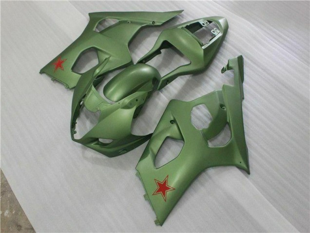 Green 2003-2004 GSXR 1000 Motorcycle Fairings Green 2003-2004 GSXR 1000 Motorcycle Fairings
