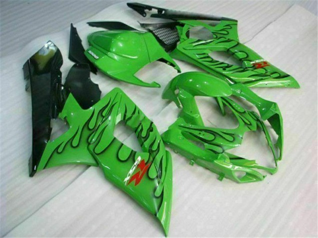 Green 2005-2006 GSXR 1000 Motorcycle Fairings Green 2005-2006 GSXR 1000 Motorcycle Fairings