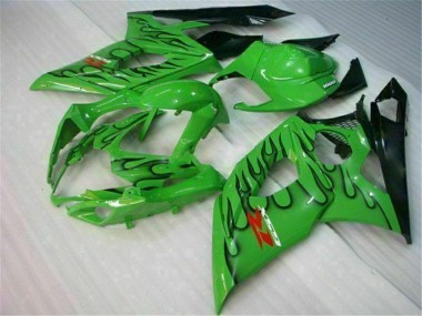 Green 2005-2006 GSXR 1000 Motorcycle Fairings