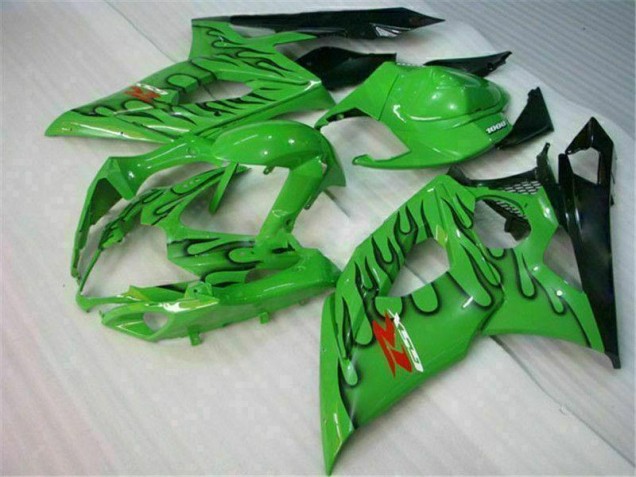 Green 2005-2006 GSXR 1000 Motorcycle Fairings Green 2005-2006 GSXR 1000 Motorcycle Fairings