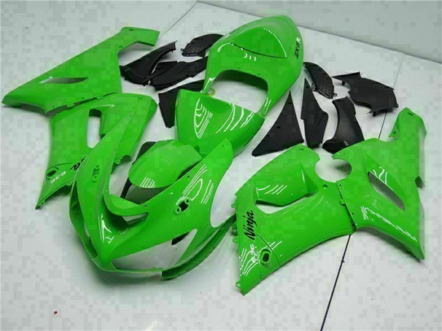 Green 2005-2006 ZX6R Full Motorcycle Fairing Kits Green 2005-2006 ZX6R Full Motorcycle Fairing Kits