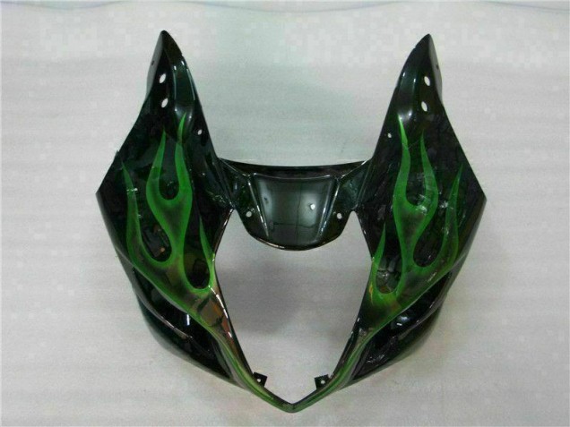 Green Black 2003-2004 GSXR 1000 Motorcycle Fairings Green Black 2003-2004 GSXR 1000 Motorcycle Fairings