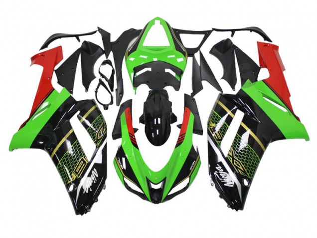 Green Black 2007-2008 ZX6R Motorcycle Fairing Green Black 2007-2008 ZX6R Motorcycle Fairing