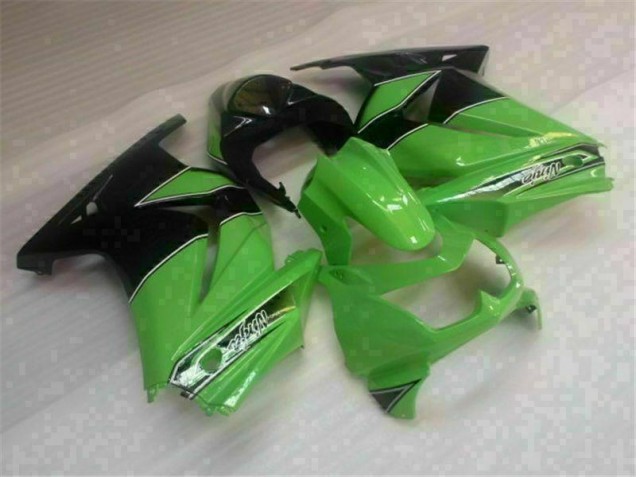Green Black 2008-2012 EX250 Full Motorcycle Fairing Kits Green Black 2008-2012 EX250 Full Motorcycle Fairing Kits