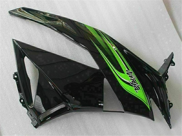 Green Black 2009-2012 ZX6R Motorcycle Fairings Green Black 2009-2012 ZX6R Motorcycle Fairings