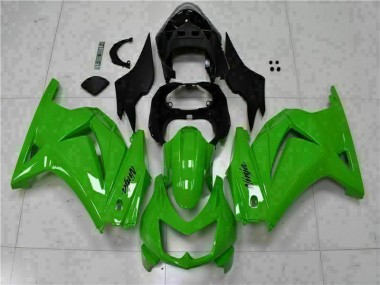 Green Black Ninja 2008-2012 EX250 Motorcycle Fairing Kits & Plastic