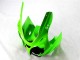 Green Black White 2000-2002 ZX6R Motorcycle Fairings Green Black White 2000-2002 ZX6R Motorcycle Fairings