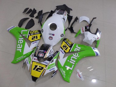 Green Linear 12 2008-2011 CBR1000RR Motorcycle Fairings