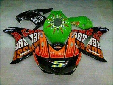 Green Orange 2008-2011 CBR1000RR Motorcycle Fairings