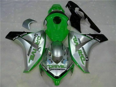 Green Silver 2008-2011 CBR1000RR Motorcycle Fairings