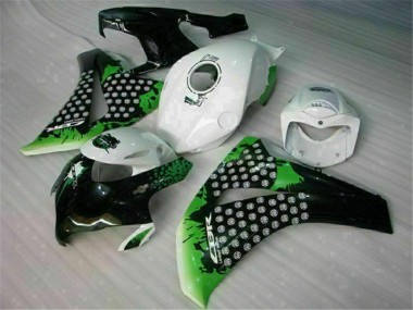 Green White 2008-2011 CBR1000RR Motorcycle Fairings