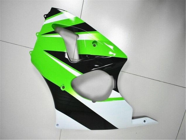 Green White Black 2000-2002 ZX6R Motorcycle Fairings Green White Black 2000-2002 ZX6R Motorcycle Fairings