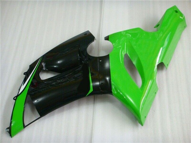 Green White Black 2005-2006 ZX6R Motorcycle Fairings Green White Black 2005-2006 ZX6R Motorcycle Fairings