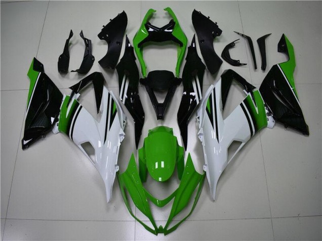 Green White Black 2013-2018 ZX6R Motorcycle Fairings Green White Black 2013-2018 ZX6R Motorcycle Fairings