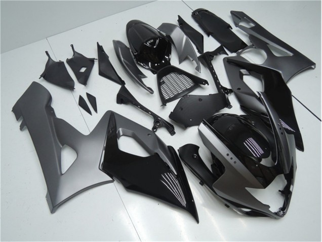 Grey Black 2005-2006 GSXR 1000 Motorcycle Fairings Grey Black 2005-2006 GSXR 1000 Motorcycle Fairings