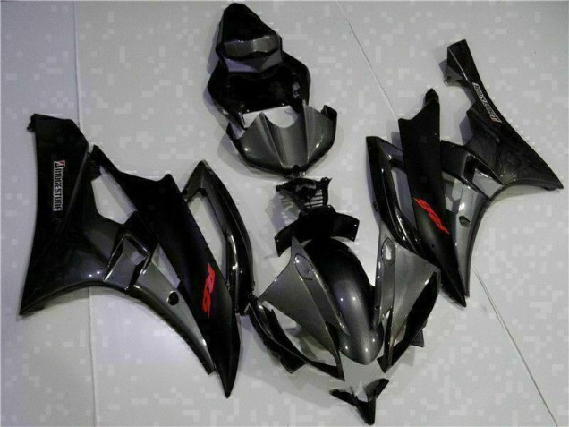 Grey Black 2006-2007 YZF R6 Motorcycle Fairing Grey Black 2006-2007 YZF R6 Motorcycle Fairing