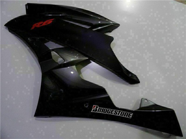 Grey Black 2006-2007 YZF R6 Motorcycle Fairing Grey Black 2006-2007 YZF R6 Motorcycle Fairing