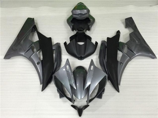 Grey Black 2006-2007 YZF R6 Motorcycle Fairings