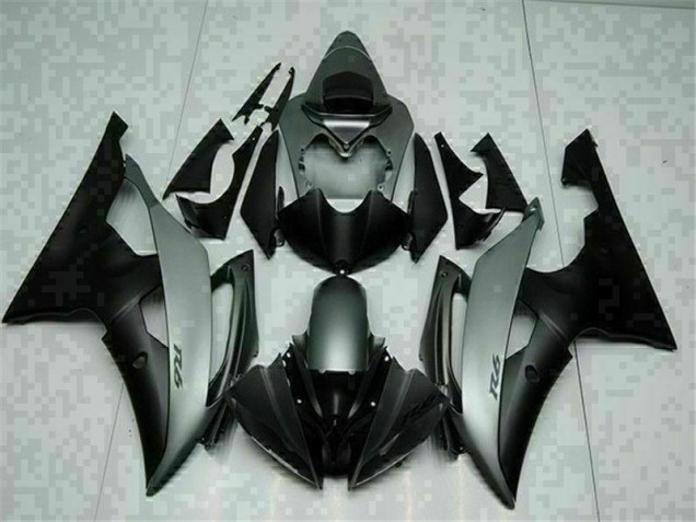 Grey Black 2008-2016 YZF R6 Motorcycle Fairings
