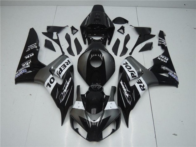 Grey Black Repsol 2004-2005 CBR1000RR Motorcycle Fairing Grey Black Repsol 2004-2005 CBR1000RR Motorcycle Fairing