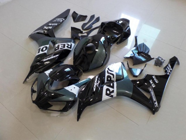 Grey Black Repsol 2006-2007 CBR1000RR Motorcycle Fairings Grey Black Repsol 2006-2007 CBR1000RR Motorcycle Fairings