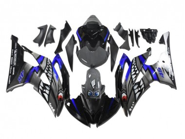 Grey Blue Shark 2008-2016 YZF R6 Motorcycle Fairings