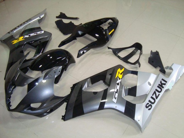 Grey Silver 2003-2004 GSXR 1000 Motorcycle Fairings Grey Silver 2003-2004 GSXR 1000 Motorcycle Fairings