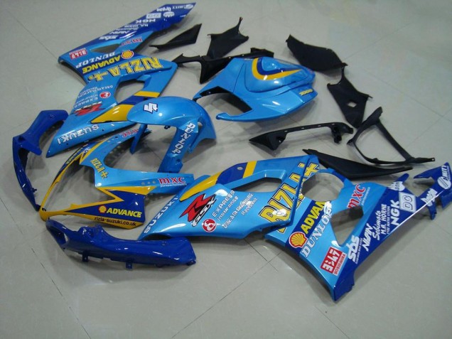 Light Blue Rizla 2005-2006 GSXR 1000 Motorcycle Fairings Light Blue Rizla 2005-2006 GSXR 1000 Motorcycle Fairings