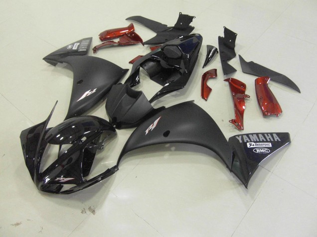 Matte Black 2012-2014 YZF R1 Motorcycle Bodywork Matte Black 2012-2014 YZF R1 Motorcycle Bodywork
