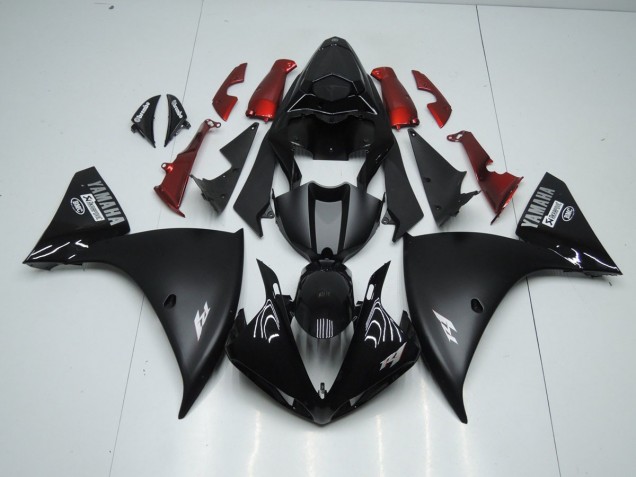 Matte Black 2012-2014 YZF R1 Motorcycle Fairings