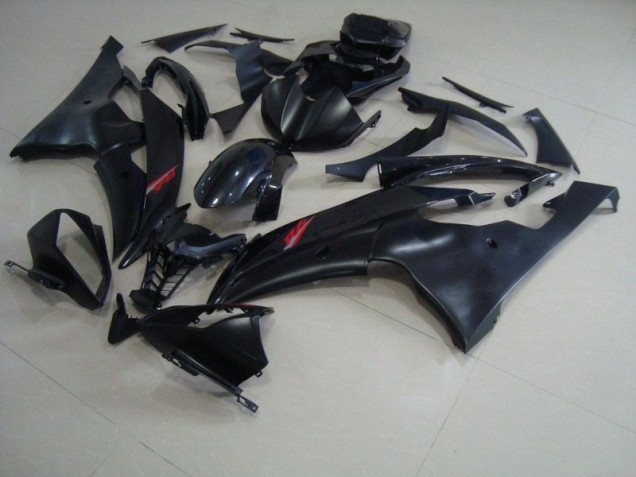 Matte Black Glossy Black 2008-2016 YZF R6 Motorcycle Fairings Matte Black Glossy Black 2008-2016 YZF R6 Motorcycle Fairings