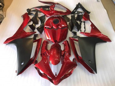 Matte Black Red 2007-2008 YZF R1 Motorcycle Fairing