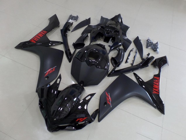 Matte Black Red 2007-2008 YZF R1 Motorcycle Fairings Matte Black Red 2007-2008 YZF R1 Motorcycle Fairings