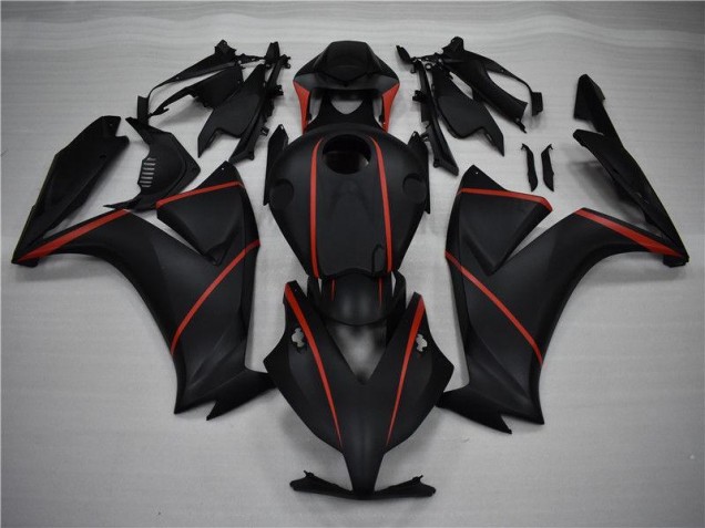 Matte Black Red 2012-2016 CBR1000RR Motorcycle Fairings Matte Black Red 2012-2016 CBR1000RR Motorcycle Fairings