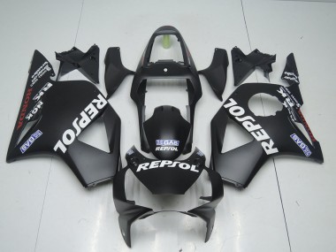 Matte Black Repsol 2002-2003 CBR900RR 954 Motorcycle Fairings