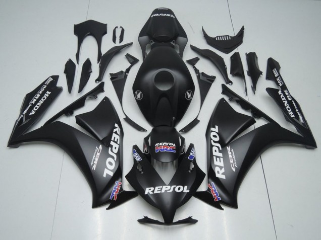 Matte Black Repsol 2012-2016 CBR1000RR Motorcycle Fairing Matte Black Repsol 2012-2016 CBR1000RR Motorcycle Fairing