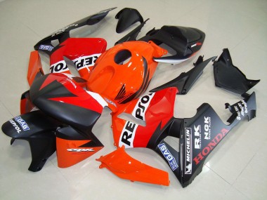 Matte Black Repsol Race 2005-2006 CBR600RR Motorcycle Fairings