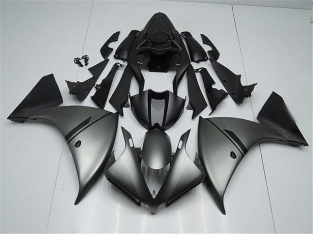 Matte Grey Black 2012-2014 YZF R1 Motorcycle Fairings