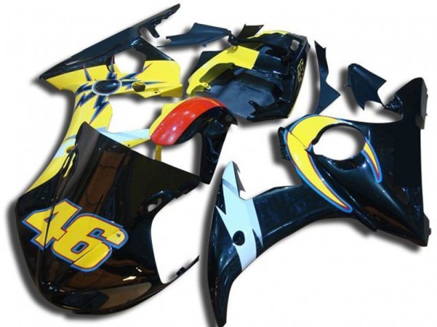 Number 46 2003-2005 YZF R6 Motorcycle Fairings Number 46 2003-2005 YZF R6 Motorcycle Fairings
