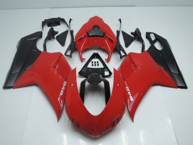 OEM Style Red with Matte Black Side 2007-2014 Ducati 848 1098 1198 Motorcycle Fairings
