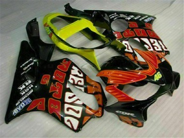 Orange Black 2001-2003 CBR600 F4i Motorcycle Fairing