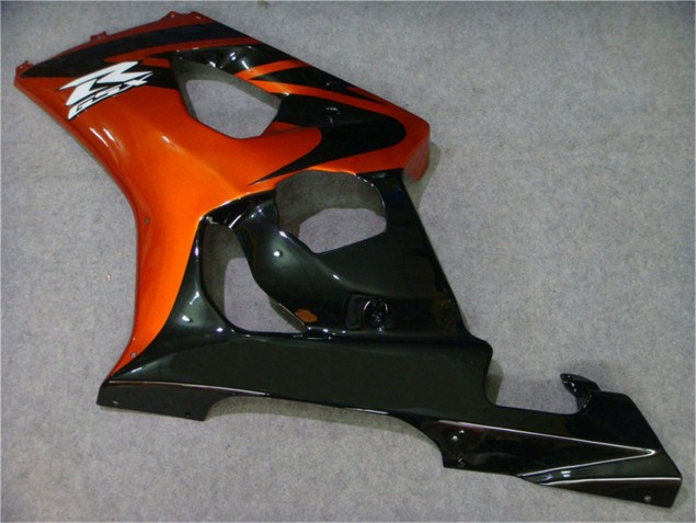 Orange Black 2003-2004 GSXR 1000 Motorcycle Fairings Orange Black 2003-2004 GSXR 1000 Motorcycle Fairings