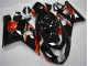 Orange Black 2004-2005 GSXR 600/750 Motorcycle Fairing Orange Black 2004-2005 GSXR 600/750 Motorcycle Fairing
