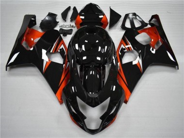 Orange Black 2004-2005 GSXR 600/750 Motorcycle Fairing