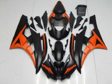 Orange Black 2006-2007 YZF R6 Motorcycle Fairing
