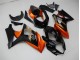 Orange Black 2007-2008 GSXR 1000 Motorcycle Fairings Orange Black 2007-2008 GSXR 1000 Motorcycle Fairings