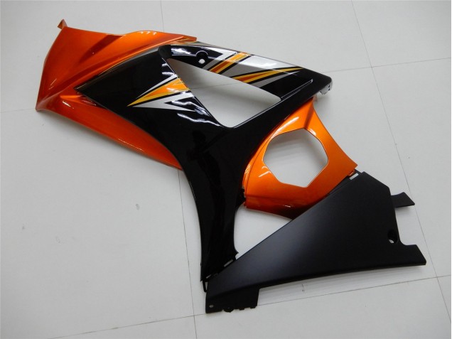 Orange Black 2007-2008 GSXR 1000 Motorcycle Fairings Orange Black 2007-2008 GSXR 1000 Motorcycle Fairings