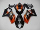 Orange Black 2007-2008 GSXR 1000 Motorcycle Fairings Orange Black 2007-2008 GSXR 1000 Motorcycle Fairings