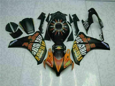 Orange Black 2008-2011 CBR1000RR Motorcycle Fairings